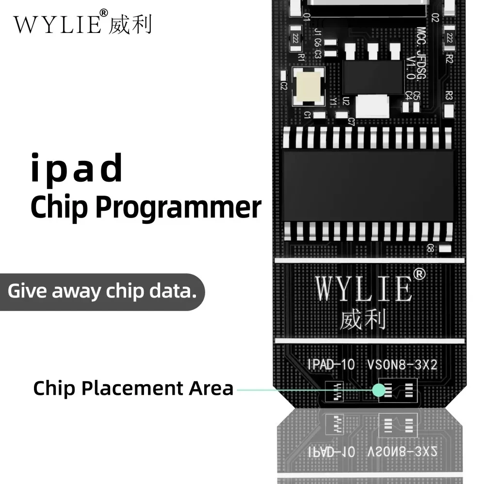 مبرمج WYLIE Chip لجميع موديلات Ipad مع دعم Tyc Fix IPad لا شحن ولا شحن سريع ولا شحن خطأ الحالي