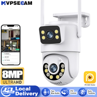 4K IPC360 Home Wifi PTZ Camera Outdoor Security IP Camera 8MP Full Color Night Vision Audio Surveillance Human Motion Detection
