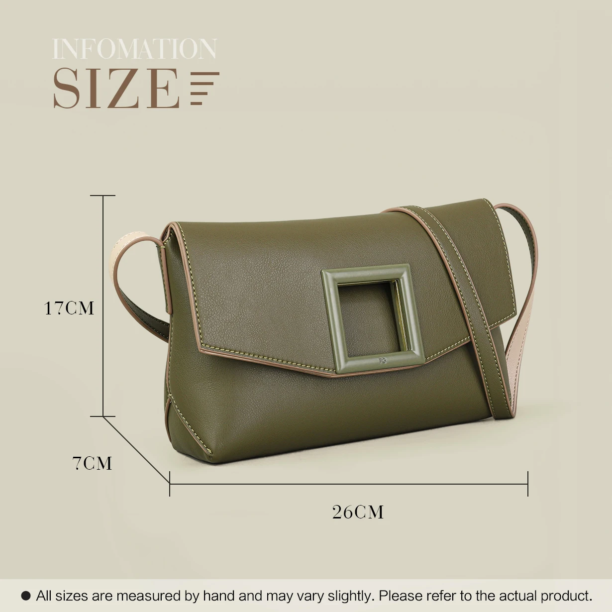 PATSY PG GARIS Neue Nischen-Luxus-Designer-Schulter-Crossbody-Achseltasche aus Rindsleder für Damen – Modische Tasche mit großem Fassungsvermögen – Detail 1