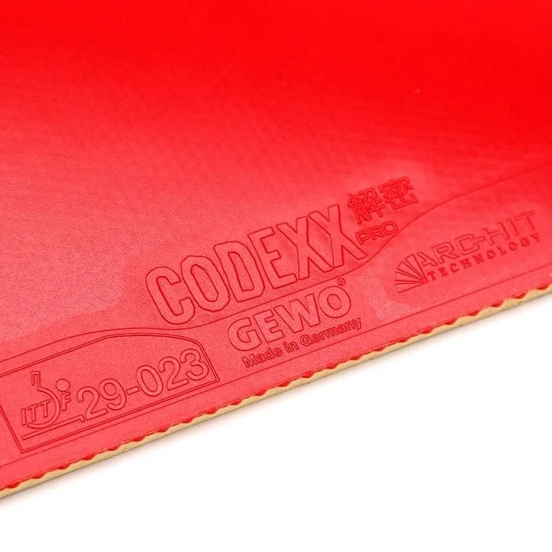 オリジナル GEWO CODEXX プロ 54 爆発摩擦粘着卓球ラバー GEWO コード XX プロ 54 ピンポンケーキスポンジ