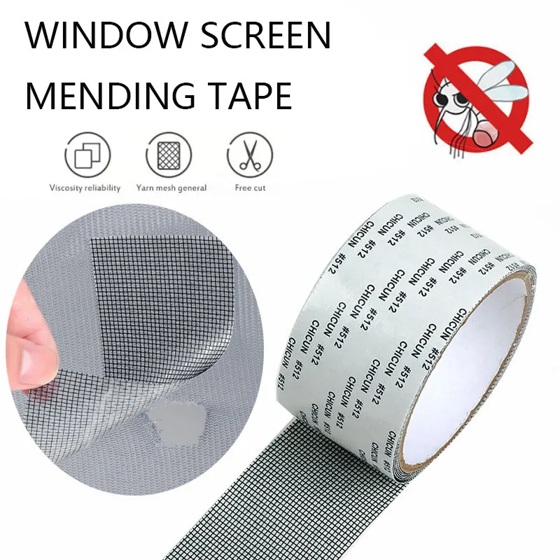 

5/1ps Easy-to-Apply Waterproof Window Screen Repair Tape – Keep Mosquitoes Out with Our Anti-Insect Self-Adhesive Mesh Patch