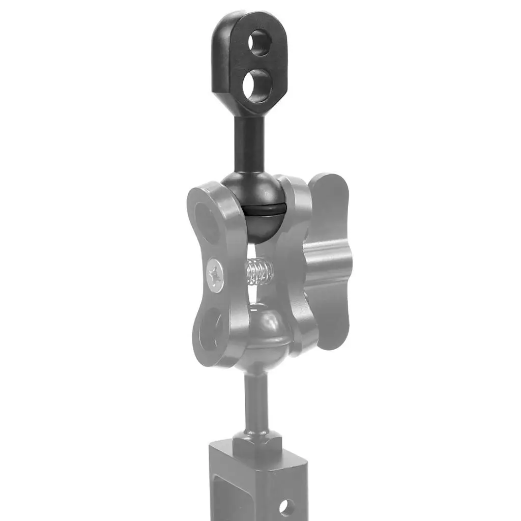 Ball Head Adapter Joint Arm Plastic 1 Inch Connector Clamp Mount for Underwater Tray Strobe Video Light