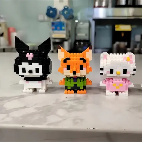 Disney Anime Prinsessa Byggklossar Stitch Musse Pigg Mini Actionleksak Figurer Block Leksaker Klossar Montera Leksaker Barnpresenter 10 best sales Lego Stitch - №10