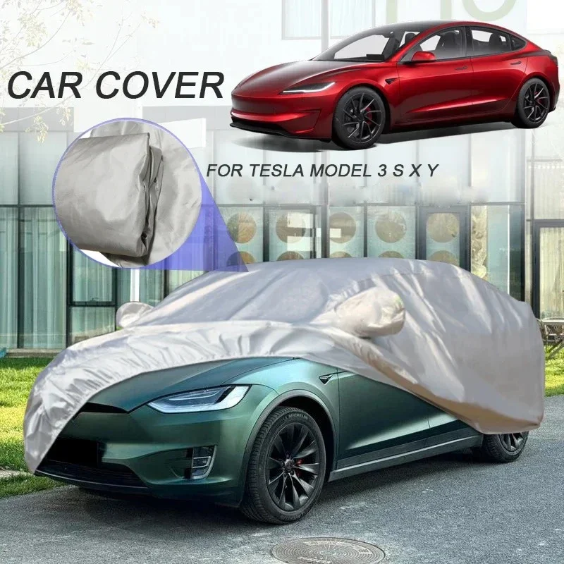

Car Cover For TESLA model 3,model y,model s,model x dustproof, uv resistant, and waterproof car clothing