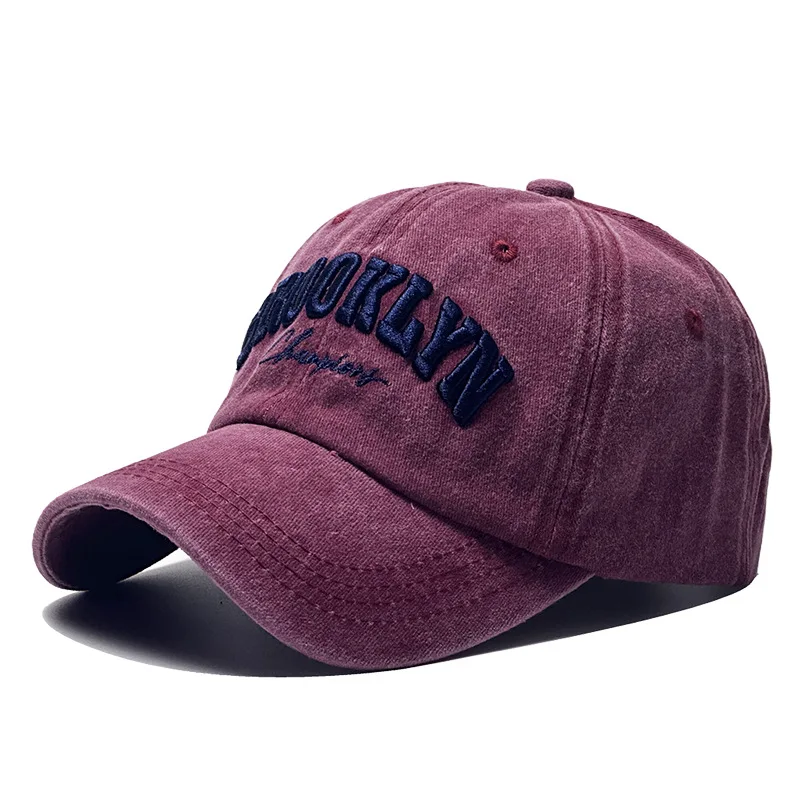 Customize Washed Cotton Mesh Breathable Baseball Cap Made Old Ripped Light Board Caps Men Women Tide Vintage Hat Fashion Gift