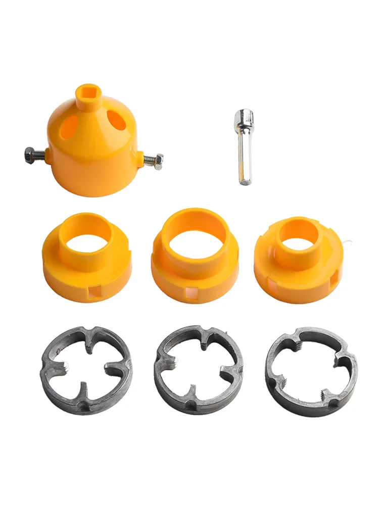 

PVC Pipe Threader Kit With 1/2 Inch 3/4 Inch Inch Dies Pipe Threader Pipe Round Die Electric Drill PPR Water Pipe Threading