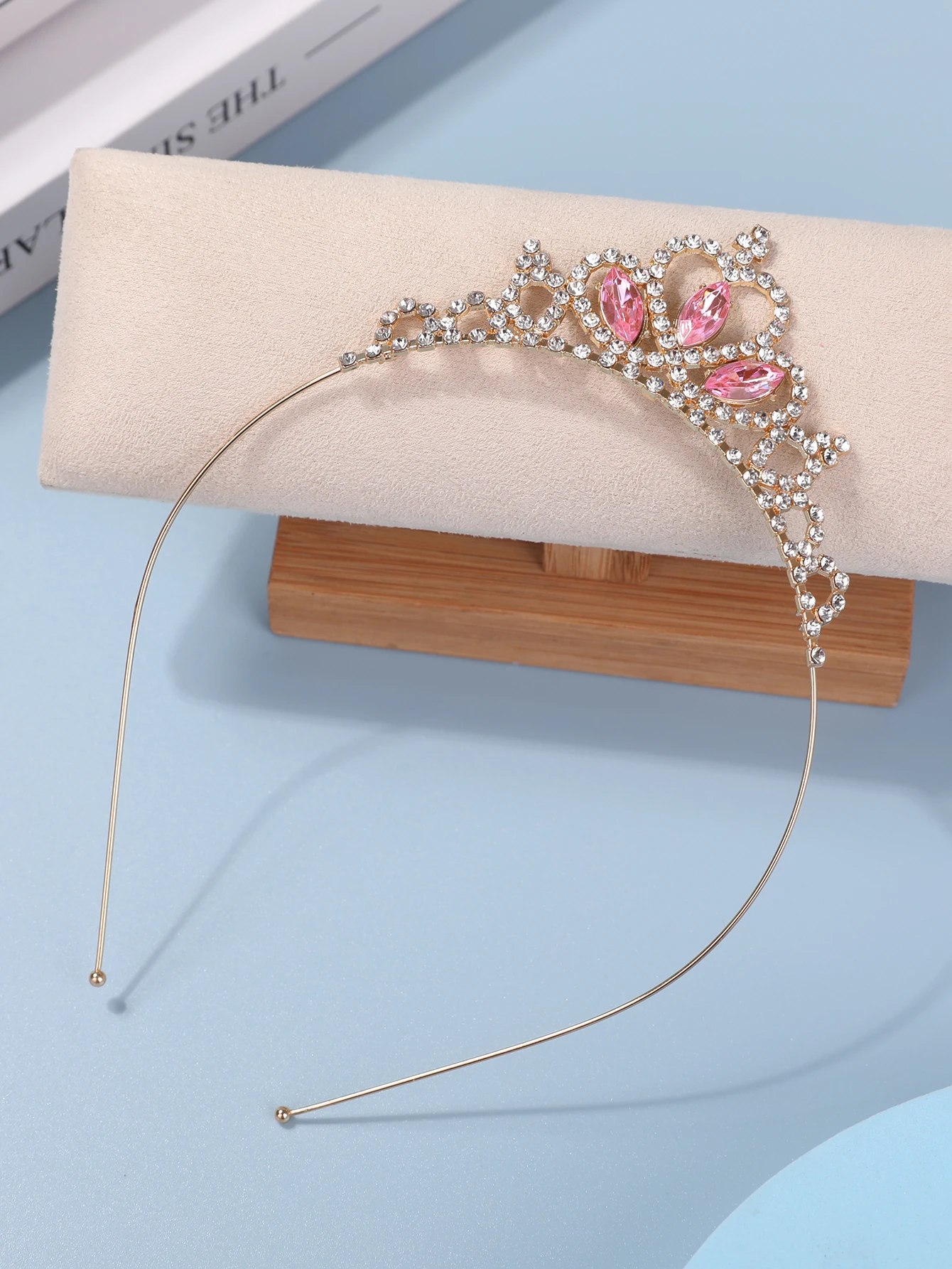Frozen Princess Strass Krone Kopfschmuck Kinder Haarband Mädchen Aisha Stirnband Haarschmuck – Detail 4