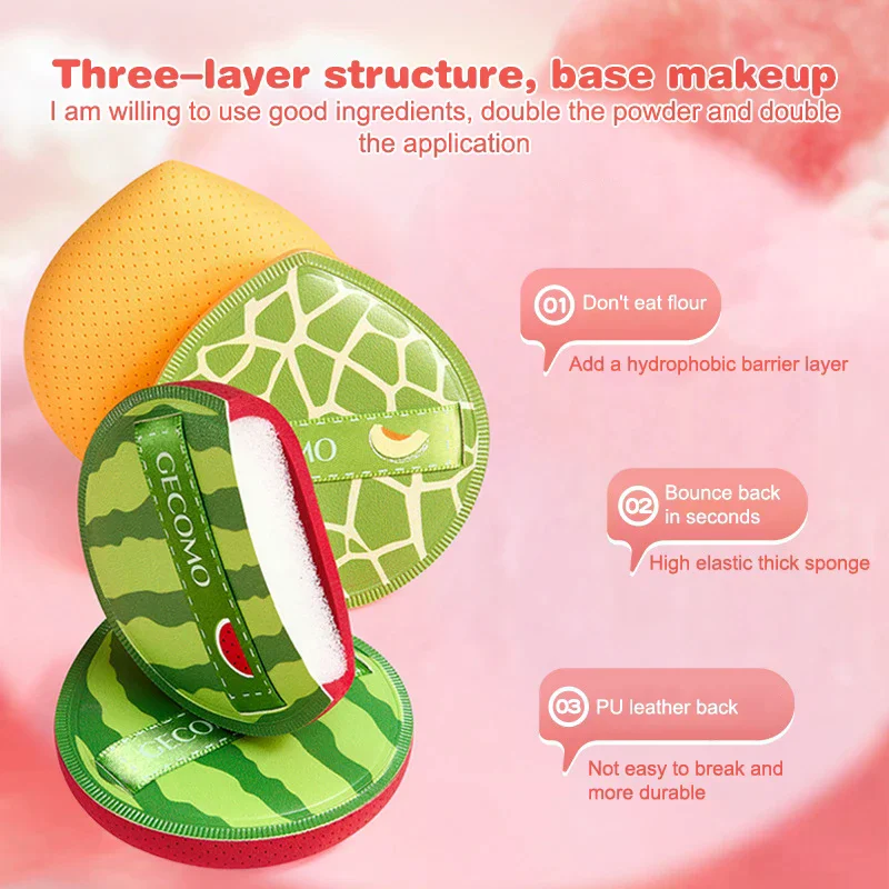 슈퍼 소프트 두꺼운 코튼 캔디 화장 퍼프 에어 쿠션 스펀지 파운데이션 컨실러 건식 및 습식 메이크업 뷰티용