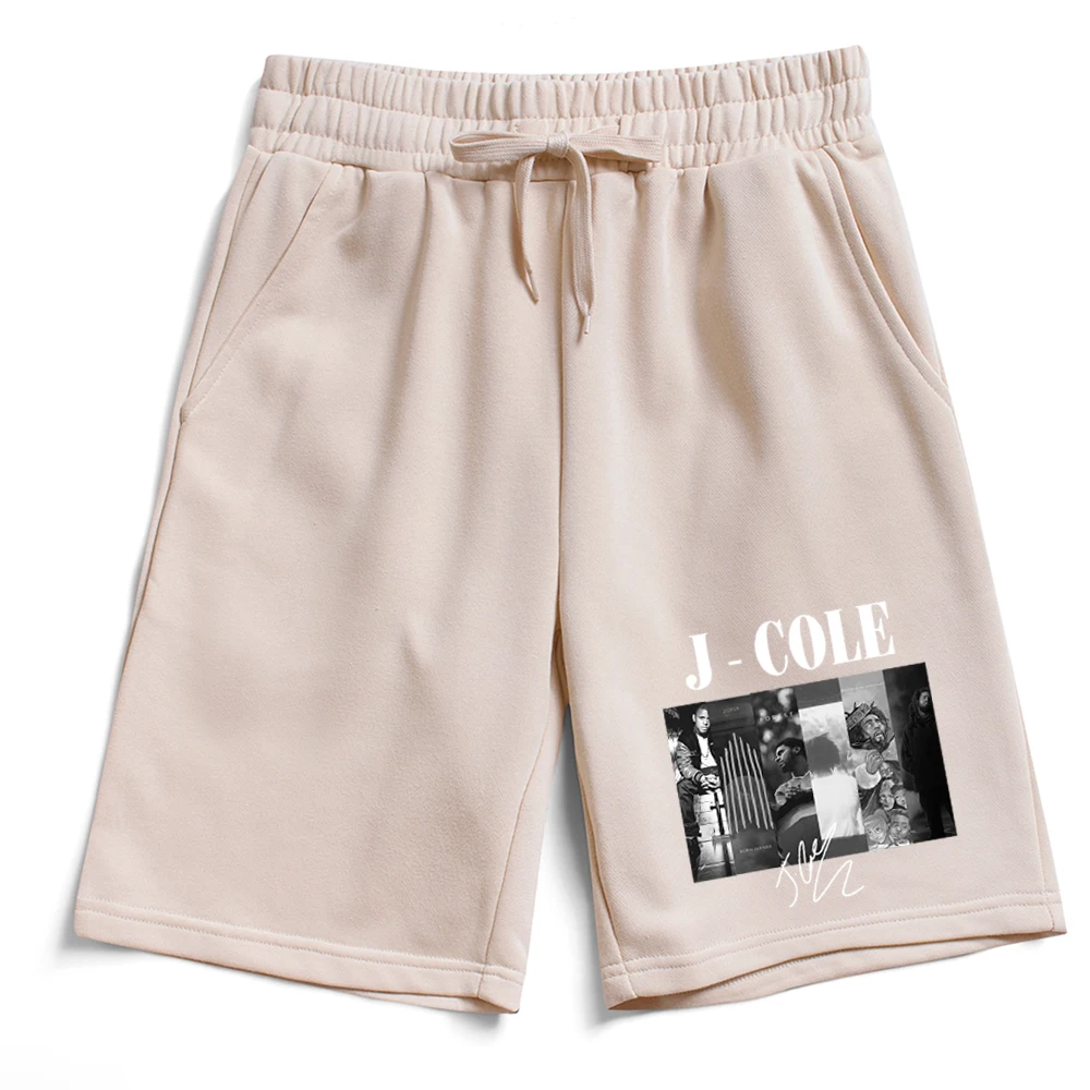 J Cole Tour 2024 Katoenen Broek Unisex Casual Strand Zomer Print Korte Broek Regelmatig Casual