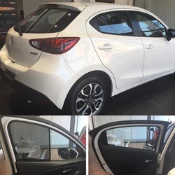 For Mazda 2 Demio Mazda2 Mk3 2014-2023 Car Rear Side Baby Window SunShade Shield Front Windshield Curtain Sun shade Visor