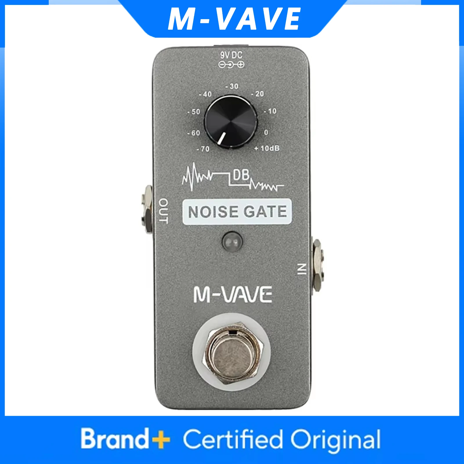 

Педаль эффектов для гитары M-VAVE NOISE GATE уменьшает дополнительный уровень шума гитарных усилителей и педалей эффектов, аксессуары для электрогитары