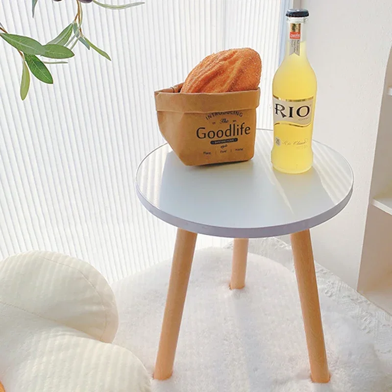 

Korean Small Side Table Modern Design Clear Nordic Coffee Table Corner Minimalist Cheap Kaffee Tische Entrance Hall Furniture