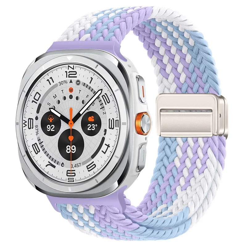 Magnetic Strap For Samsung Galaxy Watch Ultra 47mm Correa Nylon Loop Bracelet For Samsung Galaxy Watch Ultra Band Accessories image 2