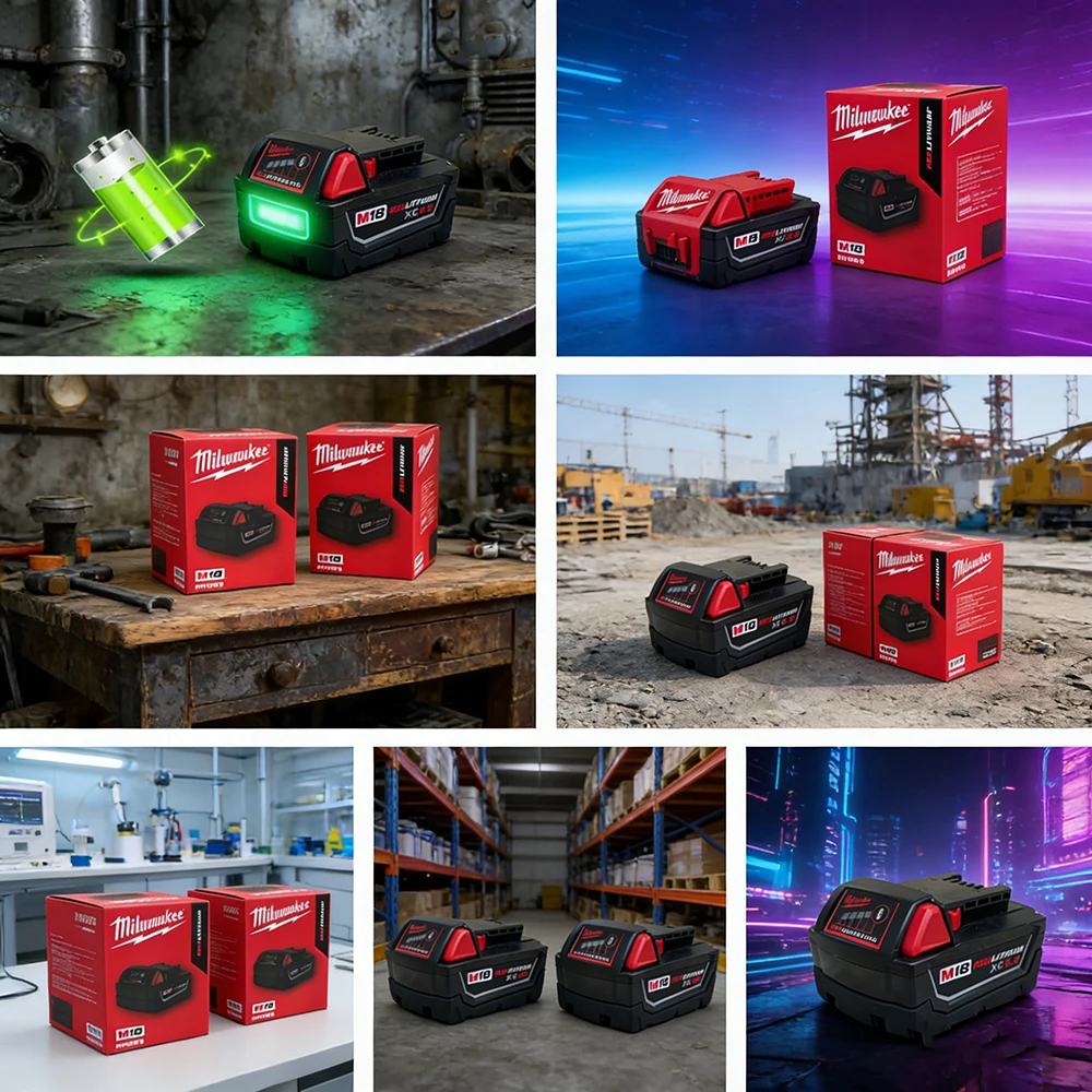 

Replace 18V Rapid Fast 18650 Li-Ion battery Fit For Milwaukee M18-18C Dual Port Multi-Voltage Lithium-Ion Battery 18V M18