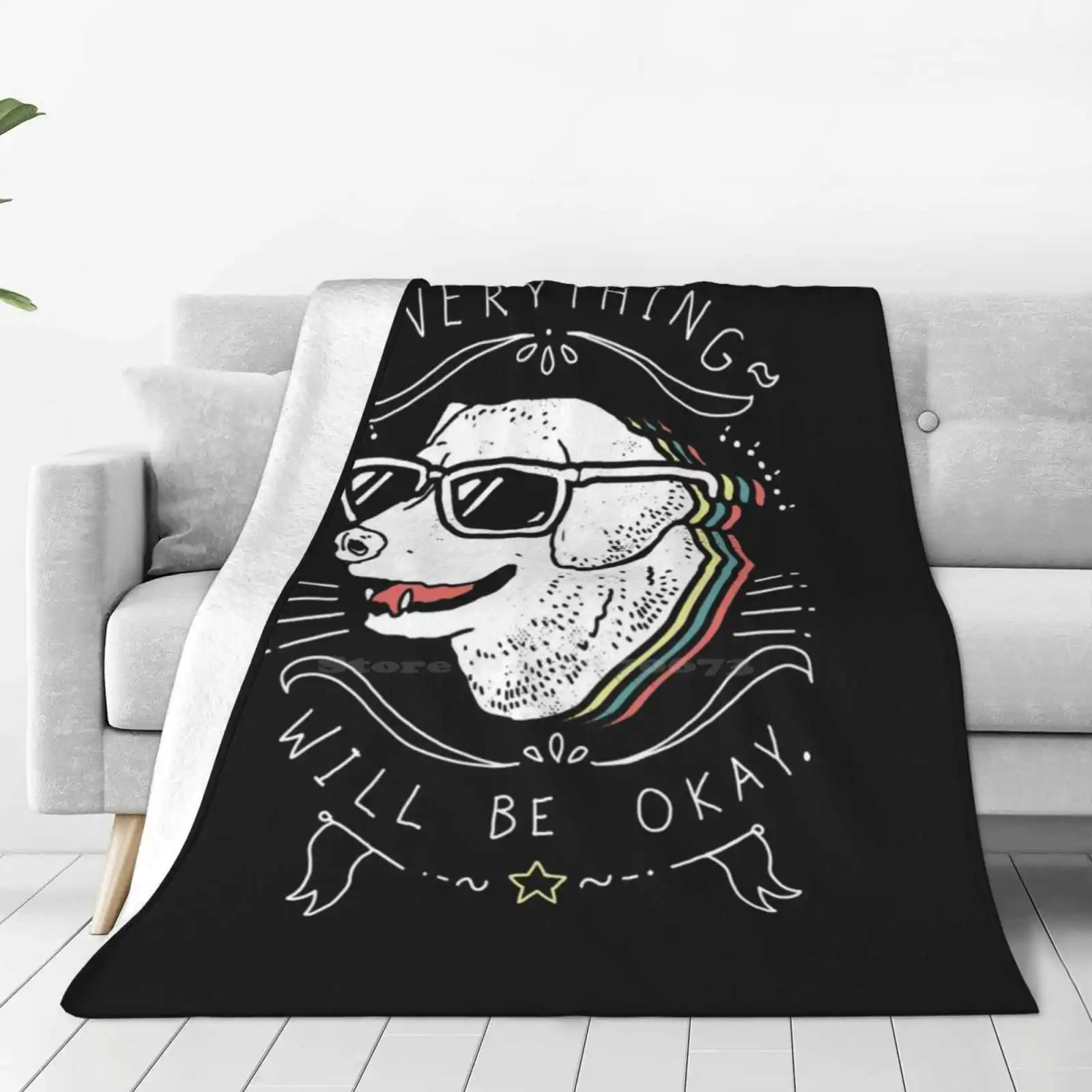 Dog Shirt New Arrival Fashion Leisure Warm Flannel Blanket Dog Art Doggies For Dog Lovers Ronan Lynam Dog Stuff Found Popular