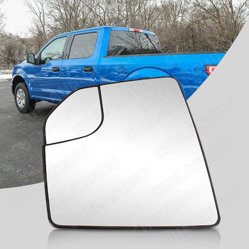 

1PC Left Side Lens For Ford F150 2015 2016 2017 2018 2019 2020 Rearview Glass Mirror Without Heat Driving side Car Accessory