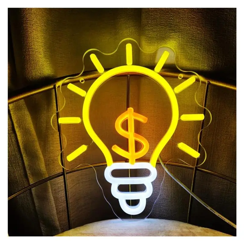 led-lightbulb-dollar-neon-sign-usb-powered-for-restaurant-club-wall-decor-218cm×25cm
