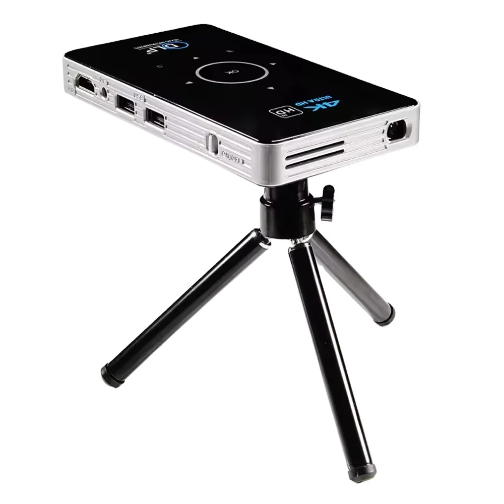 C6 Mini Projector Best Cheap Low Price 4k Portable Ptojector Led Proyector Mini Beamer Android 9 Pocket Portable Dlp Projector