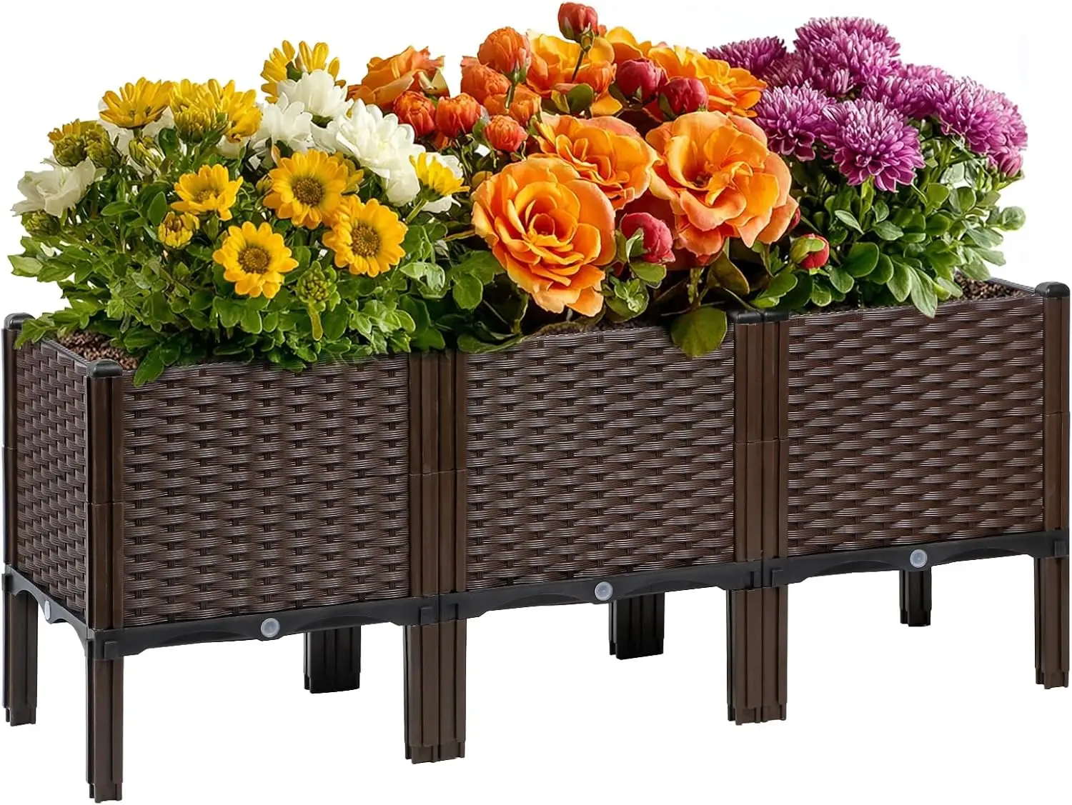Buitenplantbak van rotan, natu - Self-Watering Planter recensie en prijs
