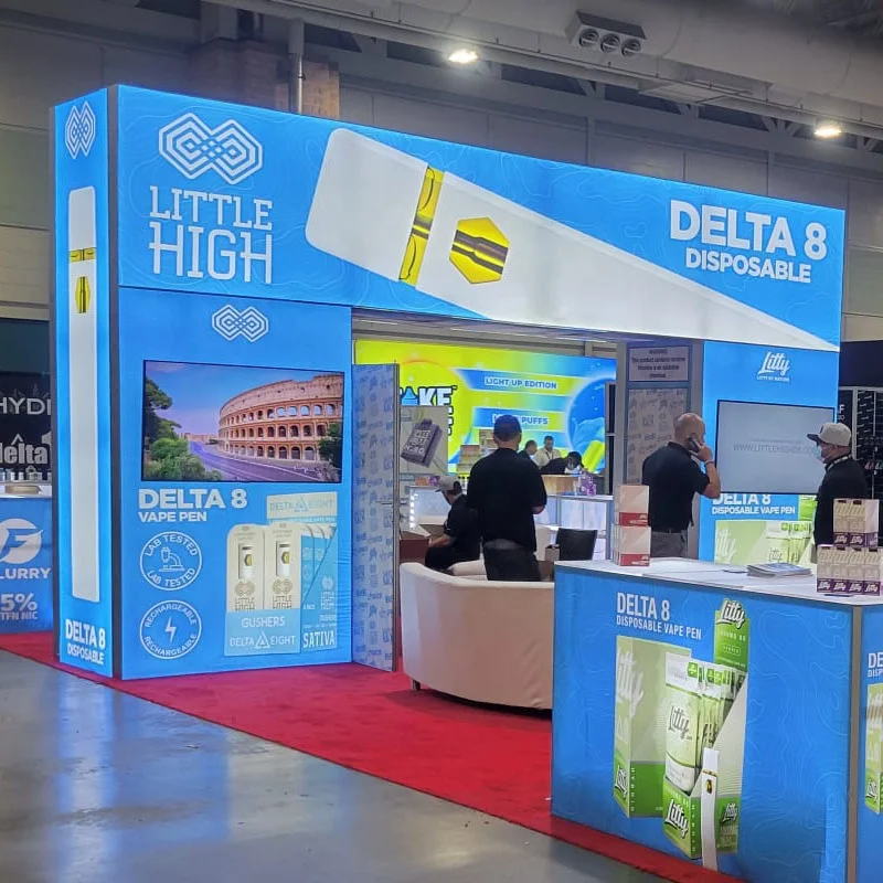 20X50 Foot Portable Trade Show Booth Backdrop Modular Exhibition Booth Design Fair Stand Tradeshow Booth Display