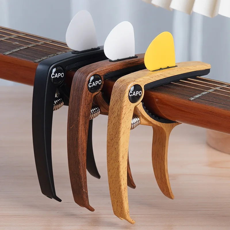 Soporte universal profesional de aleación de aluminio para púas de guitarra, electroacústica, ukelele y bajo, con función 3 en 1.