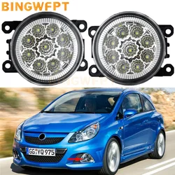 LED Fog Lights for Opel Corsa D OPC Corsa VXR 2006 2007 2008 2009 2010 2011 2012 2013 2014 2015 DRL 12V Daylights Car Styling