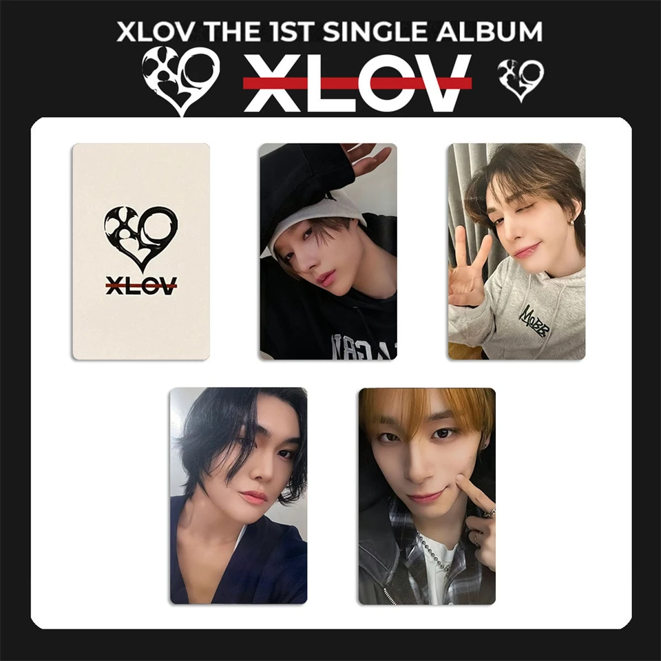 4Pcs/Set KPOP XLOV Photocards I'MMA BE Album HD Two-Sided