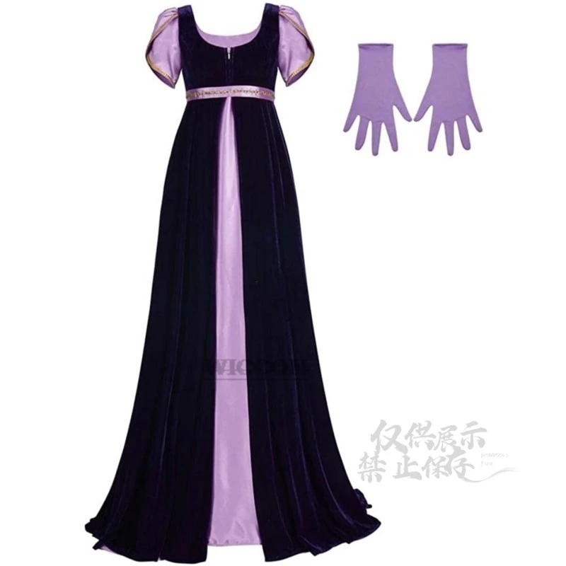 

Kate Cosplay Dress Women's Regency Tea Party Gown With Satin Belt Pleated Costume Dress Two Piece Women Dress