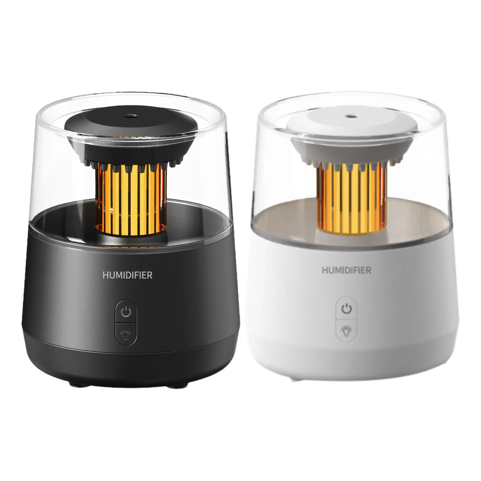 Essential Oil Diffuser 320ml ขนาดกะทัดรัด Desktop Humidifier สีสัน Ambient Night Light สําหรับห้องนั่งเล่นโยคะโต๊ะโรงแรมสํานักงาน