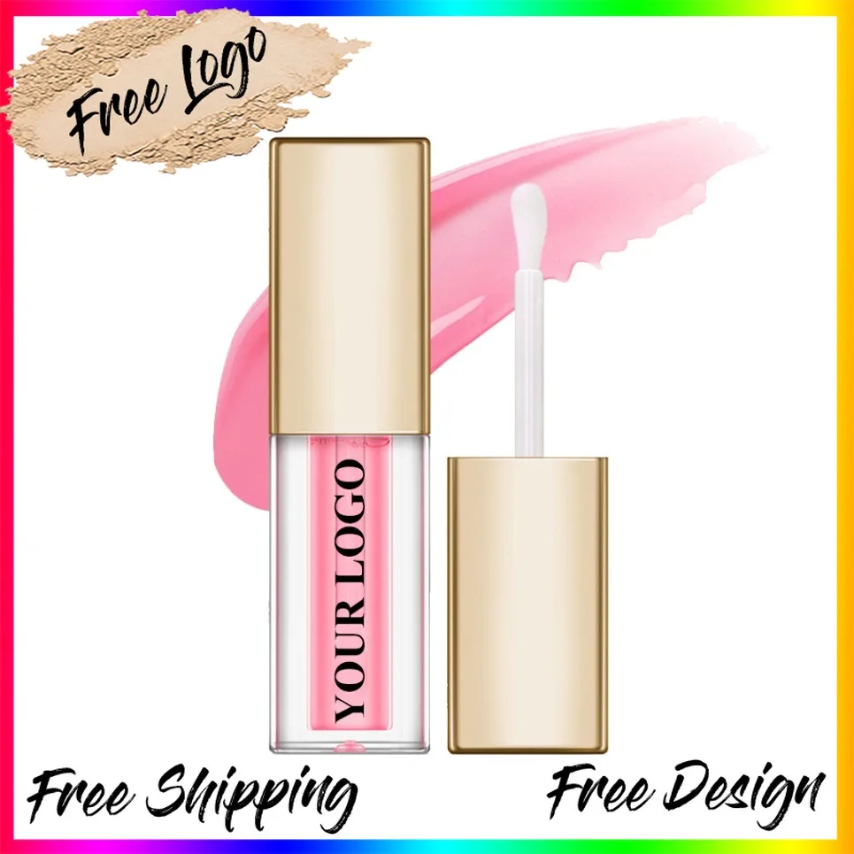 植物性リップオイルグロス ヴィーガンメイク プライベートラベル カスタムロゴ 卸売 ナチュラルリップケア 保湿 シャイニー ガラスのような仕上がり