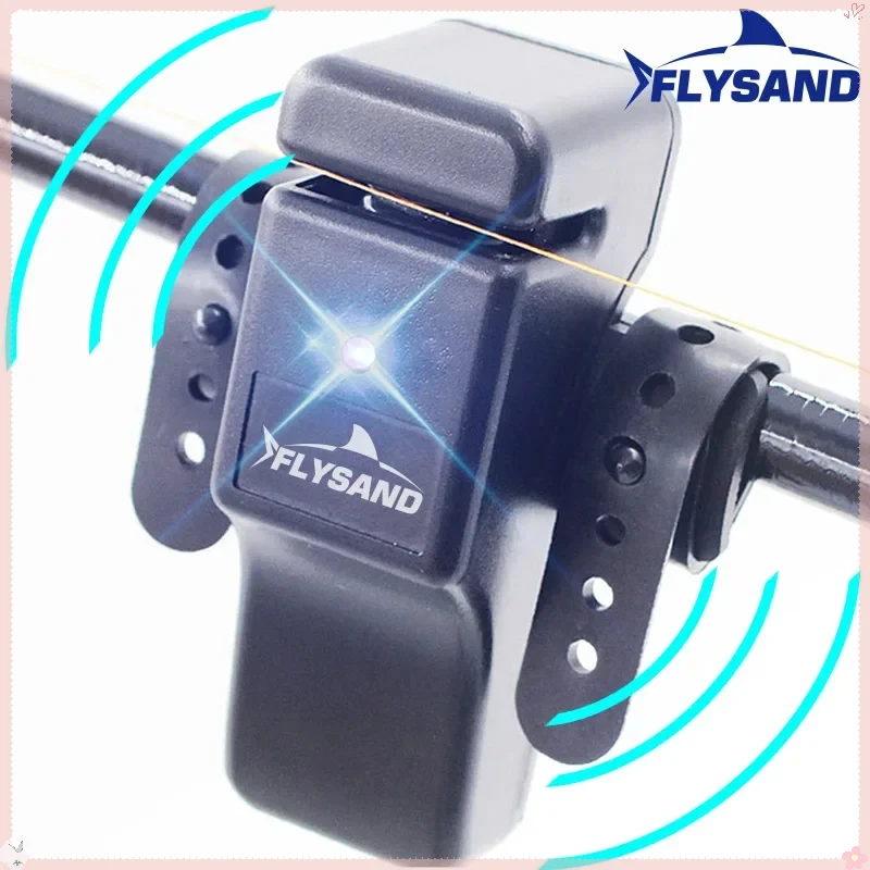 FLYSAND Carp Fishing Digital Bite Alarm LED Alert Indicator Banding On Rod Fishing Accessories