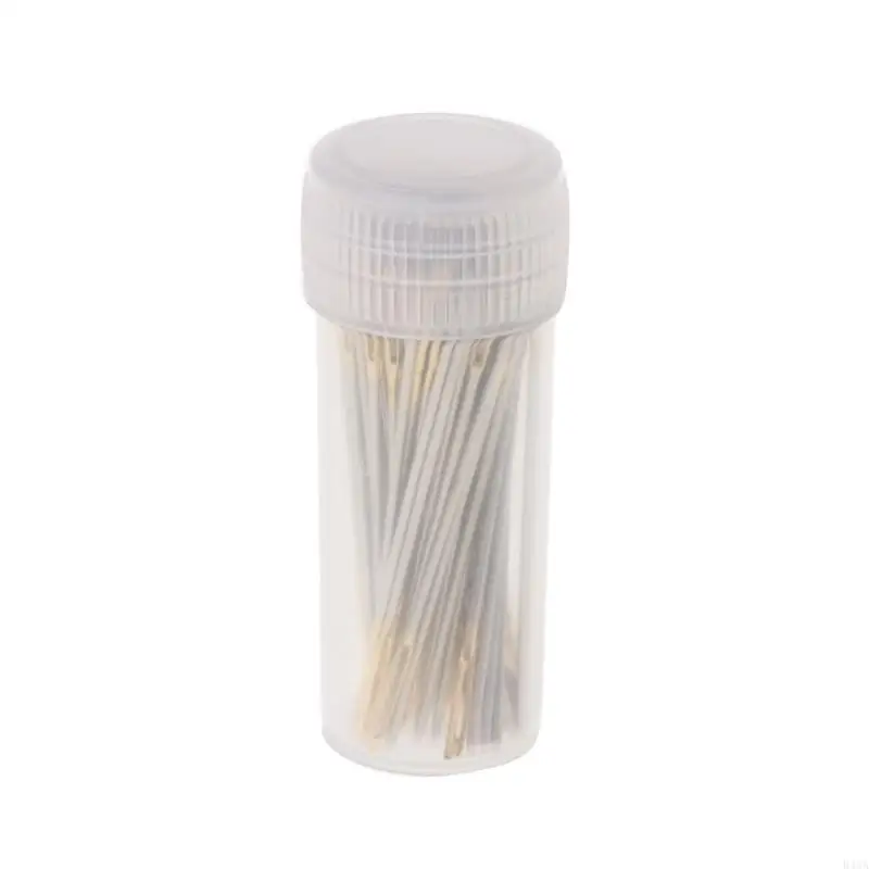 B46A for Cross Stitch Needles 100Pcs and Transparent Bottle New Year Gift Attachment