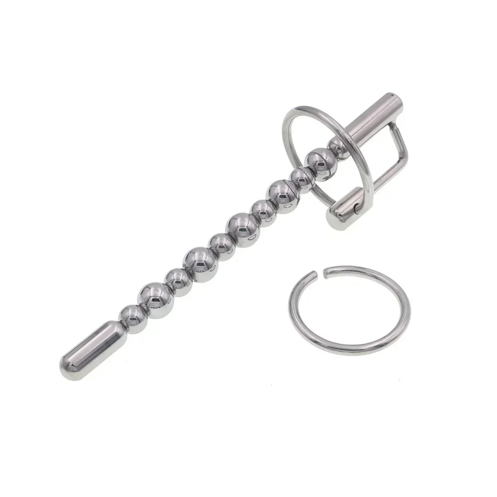 Catéter con sonidos para pene, masajeador para estimular, Juguetes sexuales médicos para hombres, palo de ojo de caballo de descarga eléctrica, terapia física uretral