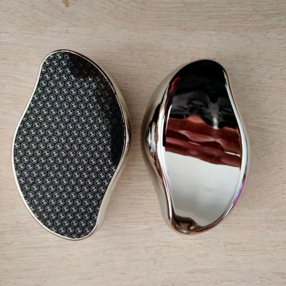 Nanoglass mão pé arquivo removedor de calos raspagem calcanhar ferramenta pé esfregando placa removedor de pele morta oval pé purificador