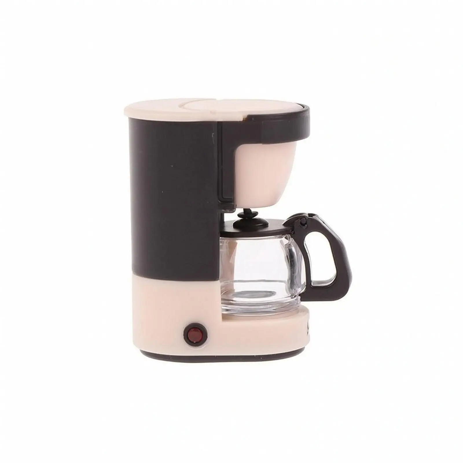Mini Coffee Machine Dollhouse Prop for Model Diorama Kitchen Counter Decorative Plastic Display