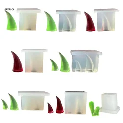 Exquisite Resin Mold DIY Devil Claw Horns Silicone Mold Unique Crafts Moulds Stylish Accessory Halloween Decoration Mold D0LC