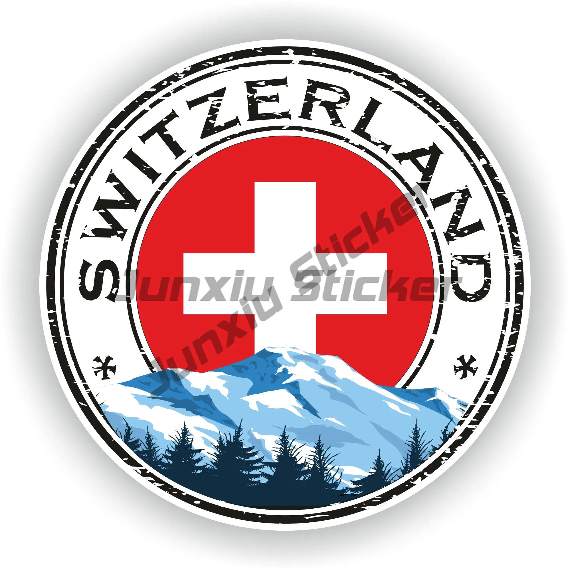 

Swiss Confederation Seal Gay Rainbow Map Sticker Fribourg Geneve Bern Canton of Bern Switzerland Flag Emblem Vinyl Decal Decor