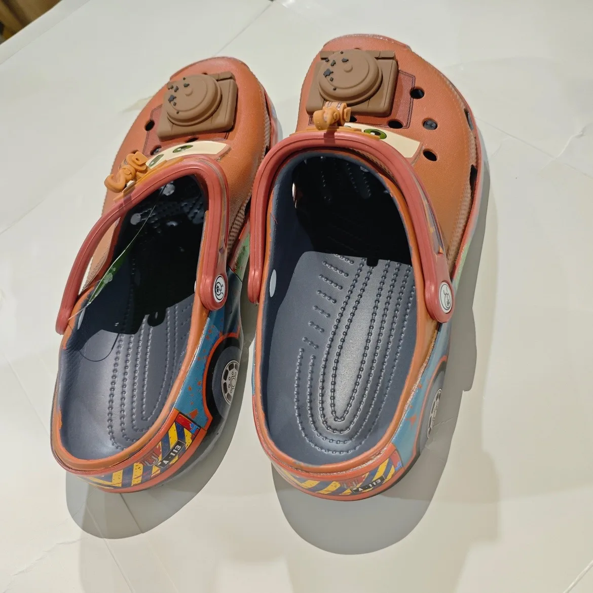Disney Pixar Cars McQueen & Mater Breathable Waterproof Child Slippers Boys Outdoor Casual Sandals Trendy Gift Cartoon Design image 4