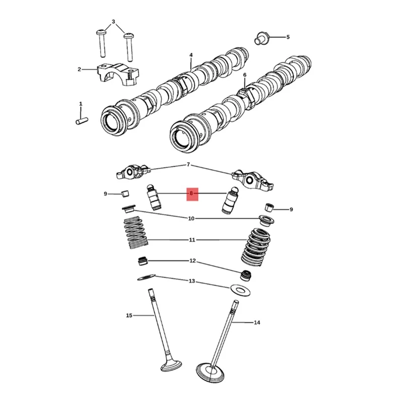 

ABNF!24 Pcs Valve Lifter Kit 5184332AA Valve Lifter Kit For Chrysler Dodge Jeep Ram Pentastar 3.6L 2011-2020