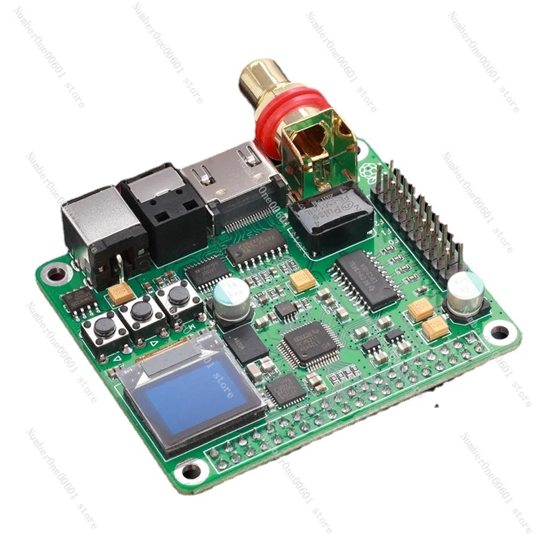 For Raspberry PI Digital Audio Decoding Board HIFI DAC Digital Broadcast Support Coaxial Fiber I2S 3B 4B