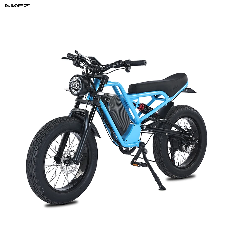 

Akez Jaguar Fat Tire Electric Bike 48V 1500W Long Range Battery