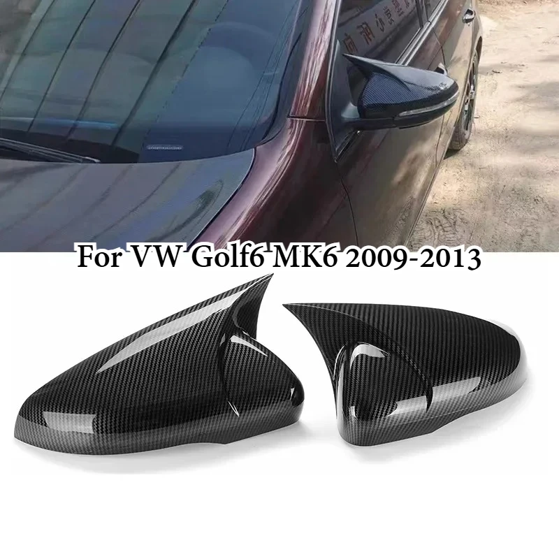 

Car Rearview Mirror Cover For Volkswagen VW Golf MK6 2009-2013 Housing Shell Modification Car Accessories Aftermarket