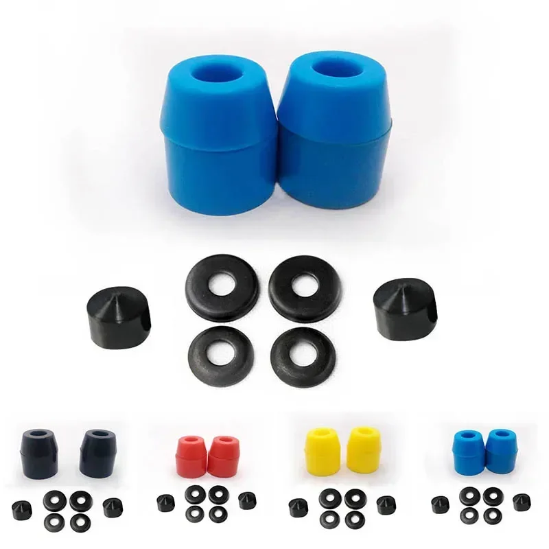 7 Inch Skateboard Bushings Washers Kits Four-wheel Skateboard Shock Absorbers Bracket Longboard Skate Board Shockproof Accessory