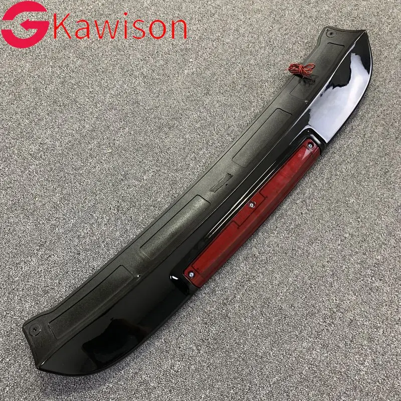 For Mitsubishi pajero sport Spoiler 2008-2014 High Quality ABS Material Car Rear Wing Primer Color Rear Spoiler