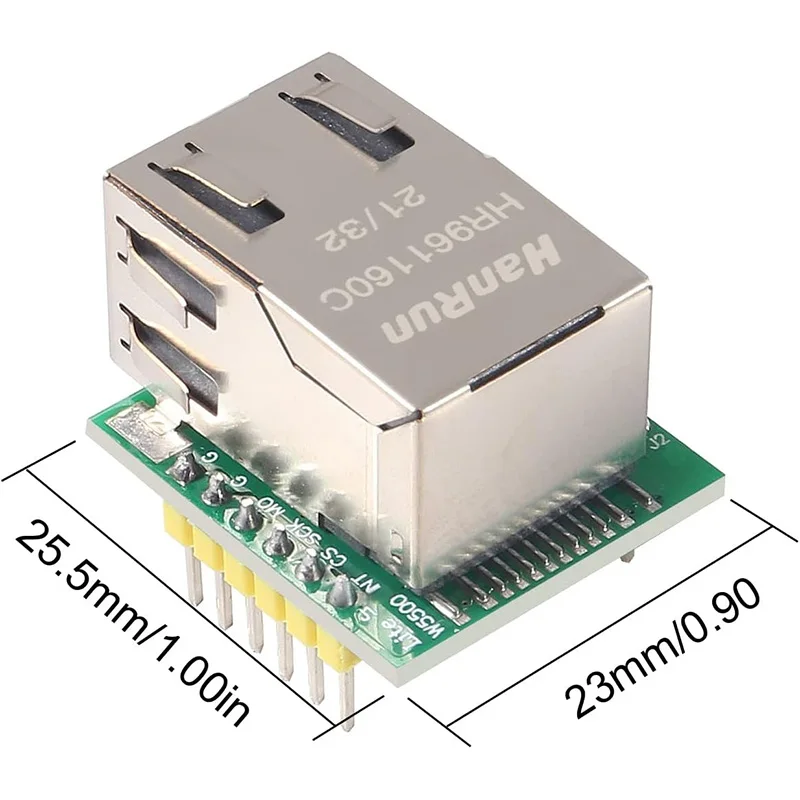 XCW W5500 Ethernet network module hardware TCP / IP 51 / STM32 microcontroller program over W5100 1-10PCS