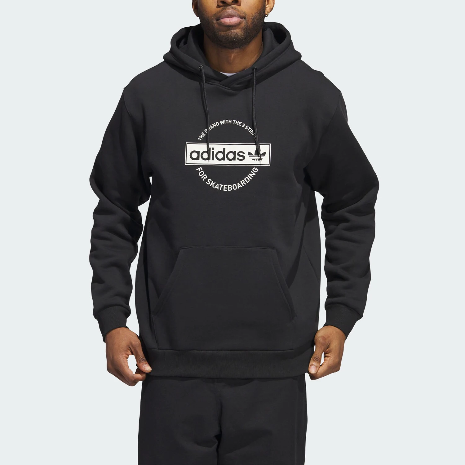 

Adidas натуральная клеверная мужская повседневная спортивная вязаная толстовка с капюшоном IJ0961