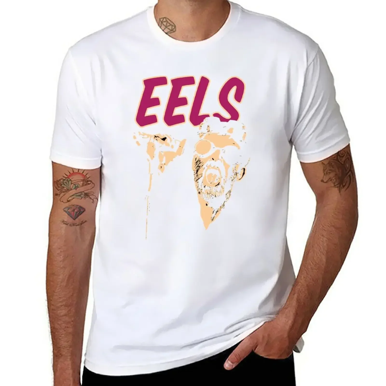 tops sweat shirts mens t shirts casual stylish New Eels - Mark Everett Gift For Fans T-Shirt