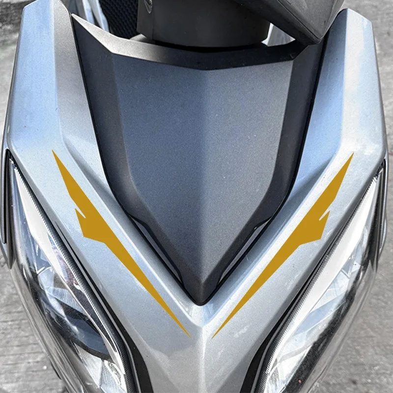 Geometric Pattern Motorcycle Sticker Waterproof UV Resistant Durable Vinyl Decal for Windshield Side Panel Helmet