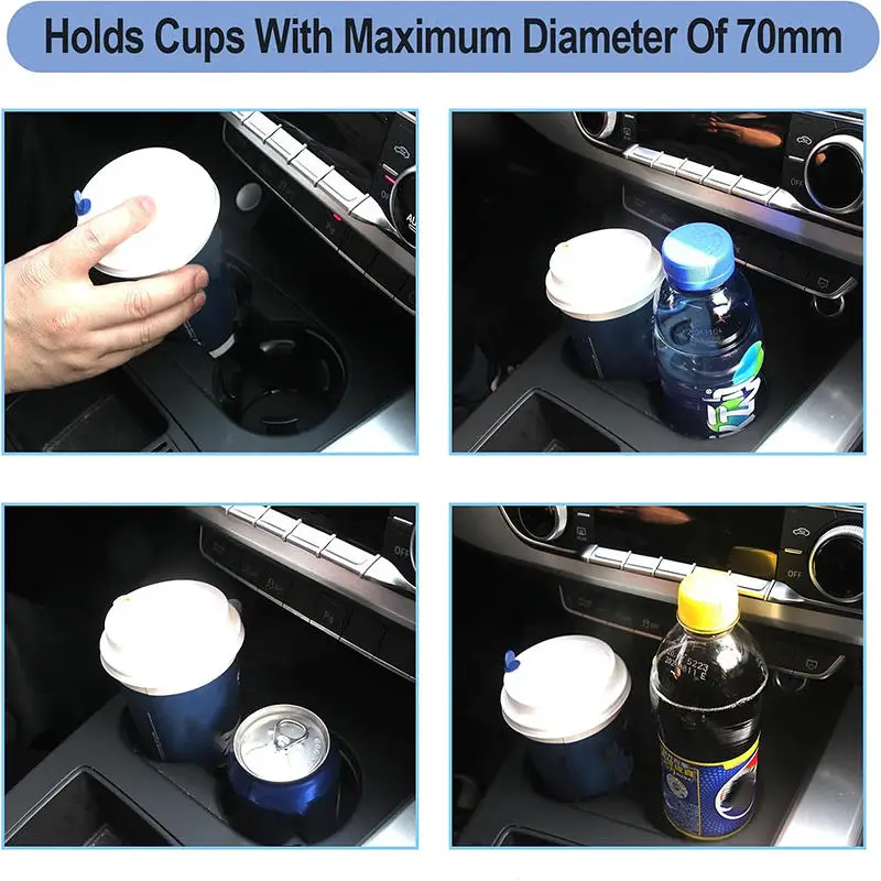 Car Black Cup Holder Ashtray Aromatherapy Purifier Coffee Cup Beverage Milk Tea Cup Ice Cup Holder