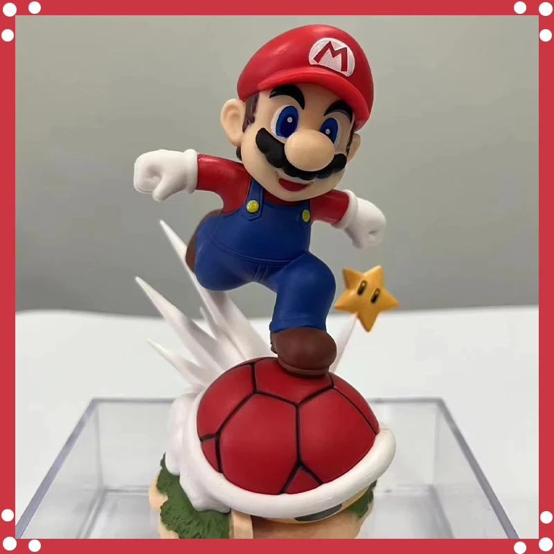 Super Mario Anime Figure Cartoon Grand Running Mario Bros anime Action Figurine PVC Statue Model Collection Desk Doll Toy Gifts